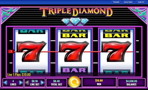 triple diamond slot machine payout|triple diamond casino game.